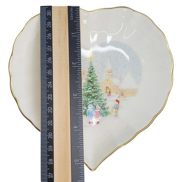 Mikasa Merry Christmas Bone China Dish Bowl Candy Relish Tray Plate Fx032 Japan - Picture 4 of 4